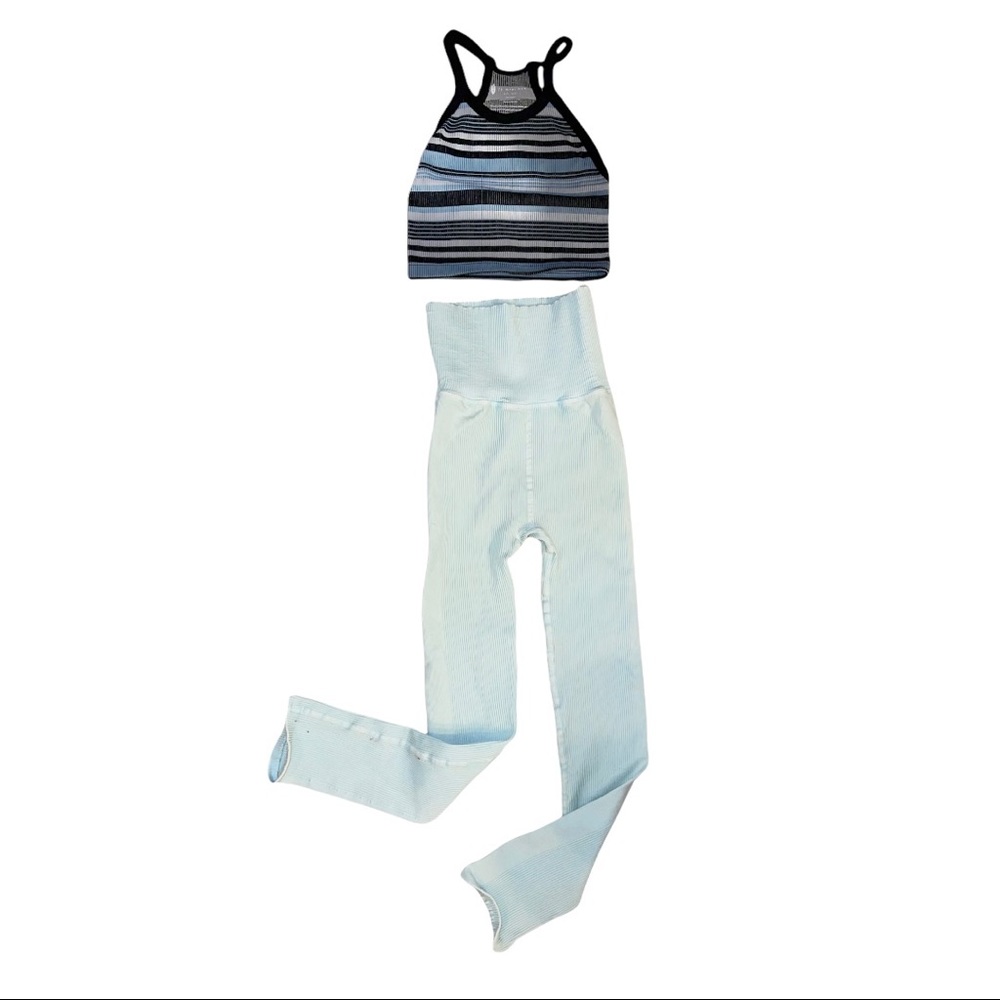 NEW Free People Movement Happiness Runs Top & Leggings Set - Picture 8 of 9